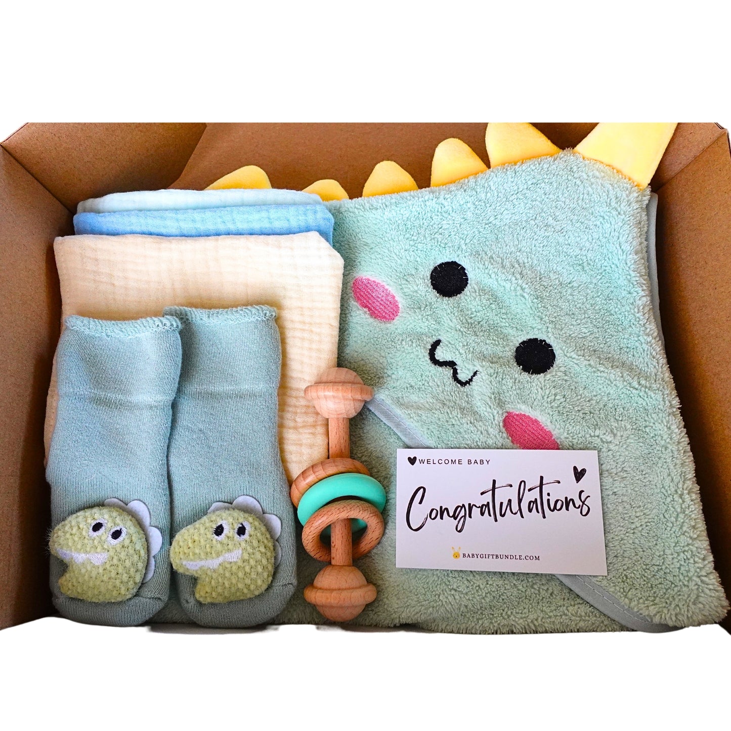 Dino Baby Gift Set - Neutral